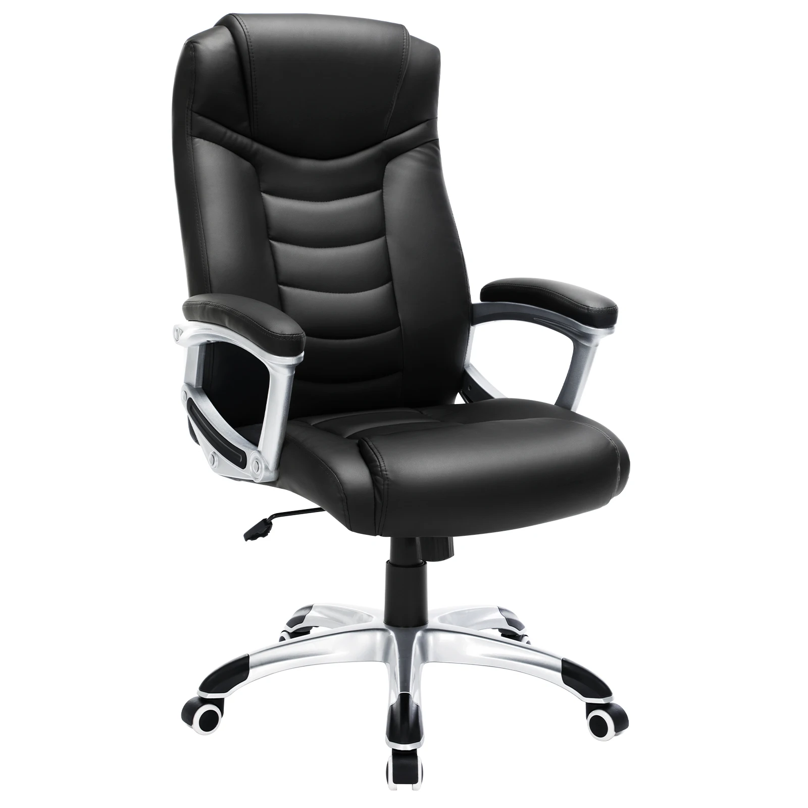 Furniture Wholesale indoor Modern high back PU ergonomic swivel office chair OEM produce executive Luxury leather office chair