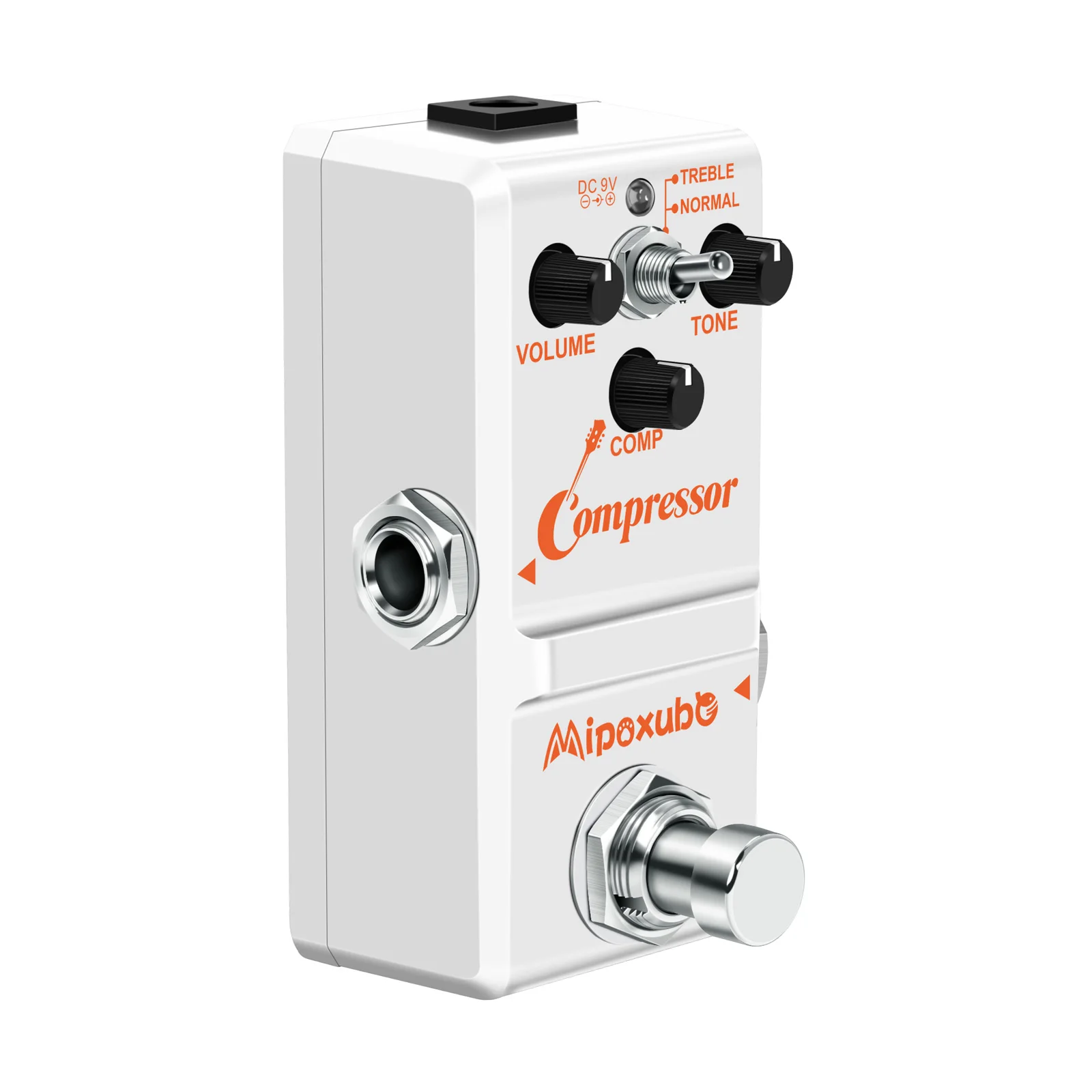 Mipoxube Analog Mini Comp Pedal Box Guitar Compressor Pedal Compression Effect Guitar Accessories & Parts