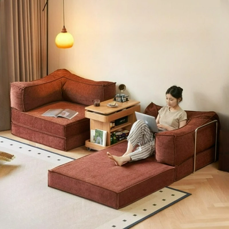

Fabric sofa antique module combination sofa new foldable dual-purpose sofa bed