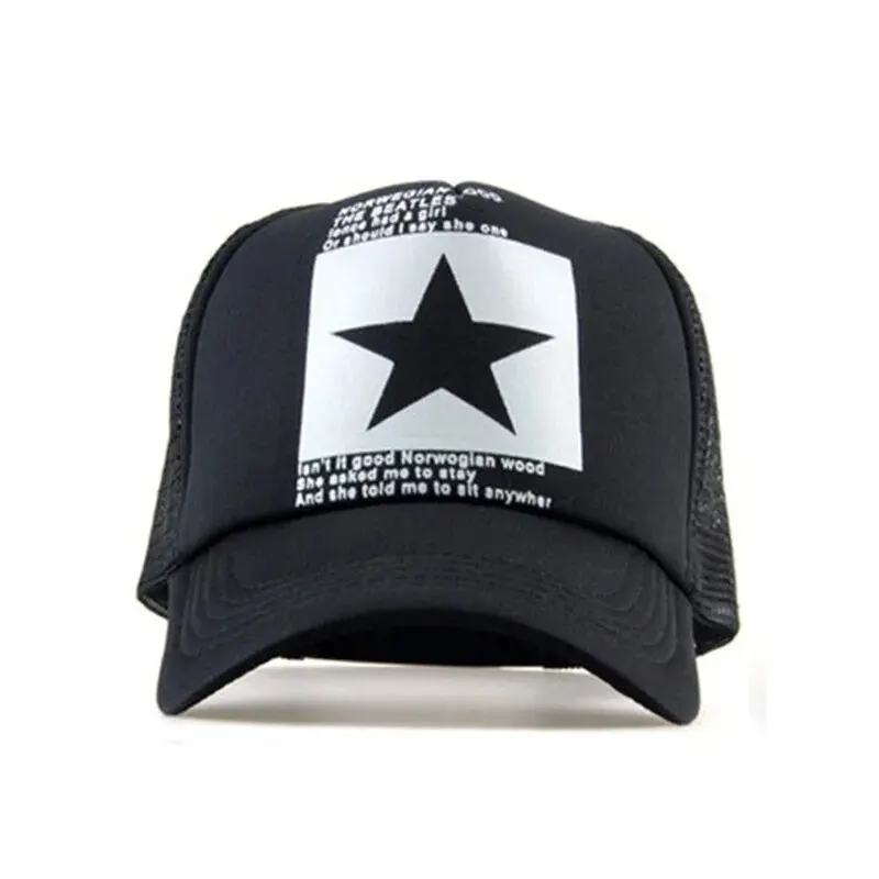 Modna wiosenna czapka z daszkiem Snapback czapki z siatką czapki hip-hopowe fajne męskie czapki kobiece Outdoor Casual kapelusz przeciwsłoneczny
