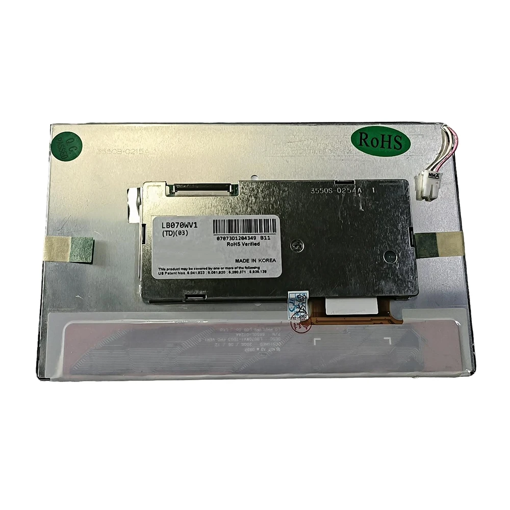 7นิ้วสำหรับ LG Philips LB070WV1 TD 03 LA070WV1-TD03 LA070WV1(TD)(03) หน้าจอ LCD จอแสดงผล800(RGB)× 480 60Hz 40Pins No Touch