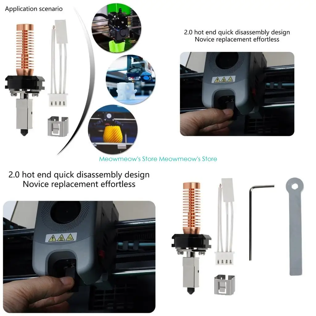 

W91A 5M/5MPRO Hotend Компонент -печата