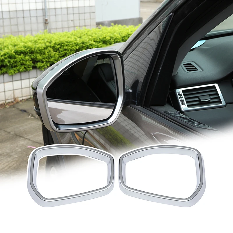 

ABS Car Exterior Side Rearview Mirror Frame Trim For Land Rover Discovery Sport 2015-2018 Range Rover Evoque 2012-2018