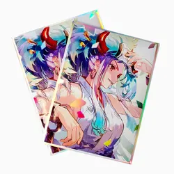 60PCS/bag Anime Card Sleeves 67x92mm Board Game Cards Protector Cards Shield Double Card Cover for PTCG/PKM/MGT WS Trading Cards