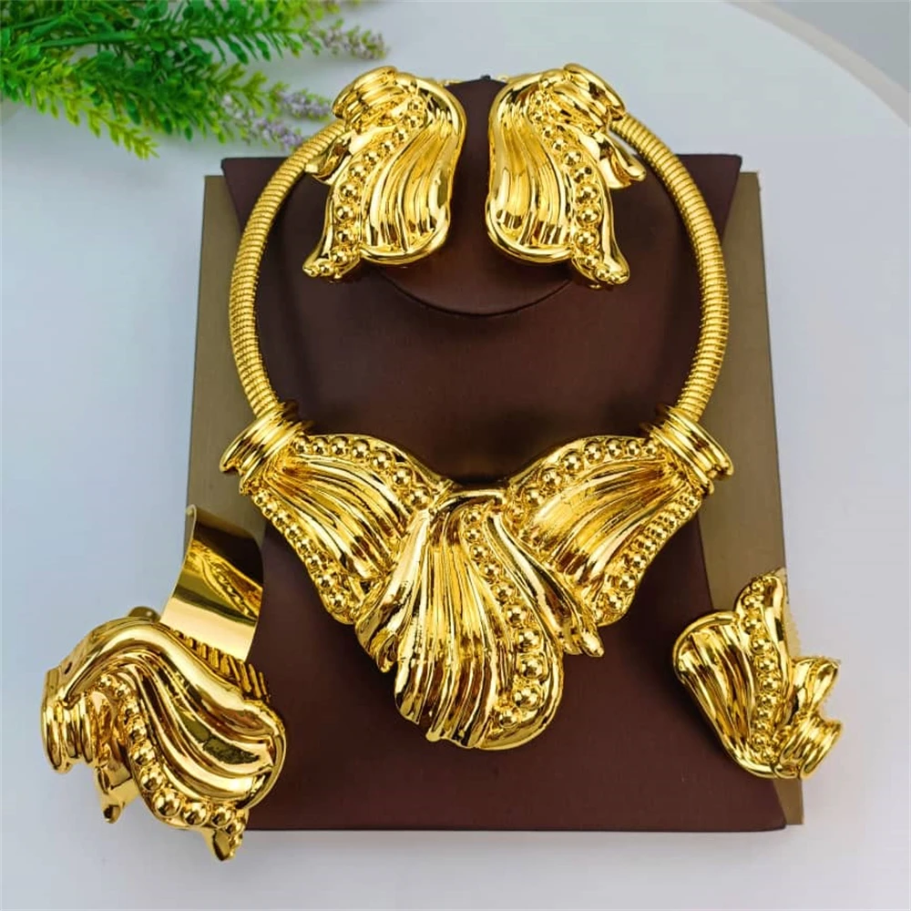 EMMA New Classic African Lady Jewelry Sets Fashion Trendy Women Italian Style Luxury Big and Light Jewelry Gift Free Shipping