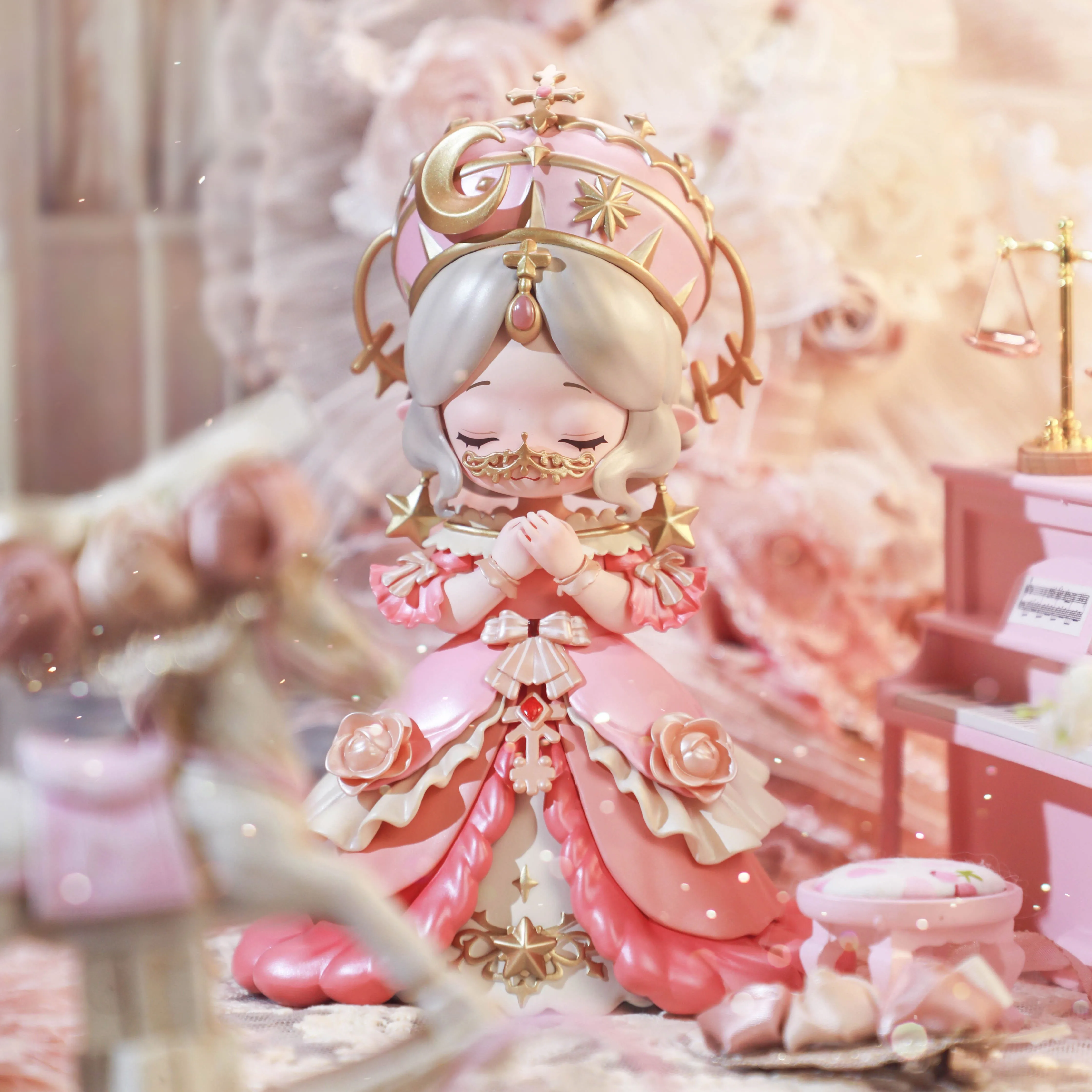

Genuine Mona Star River Trajectory Blind Box Trendy Toy Figurine Lolita Cute Big Baby Doll Send A Desktop Holiday Gift To A Girl