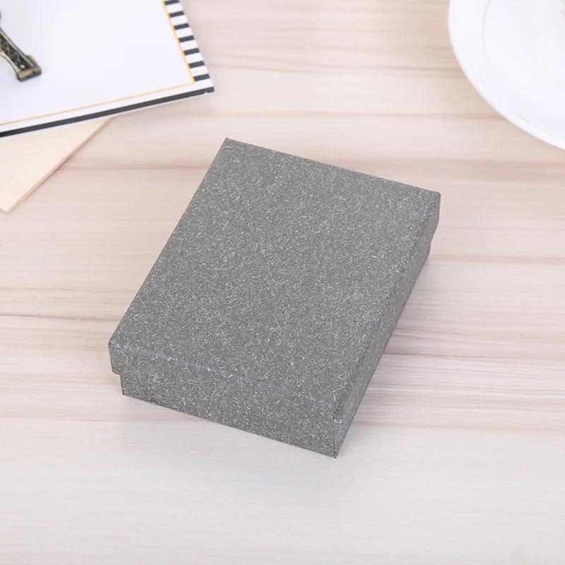 DoreenBeads Square Jewelry Boxes Packaging Box Bracelet Gift Box 9*7*3cm Green Black Goden Silver Color Valentine's Day 1 Piece