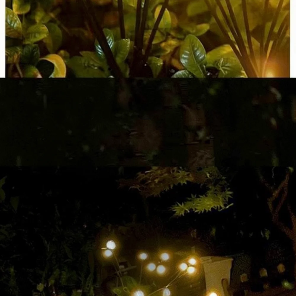 Solar Firefly Stake Lights Outdoor Waterproof Garden Landscape Decorative Lamp For Lawn Yard Path Backyard Lighting