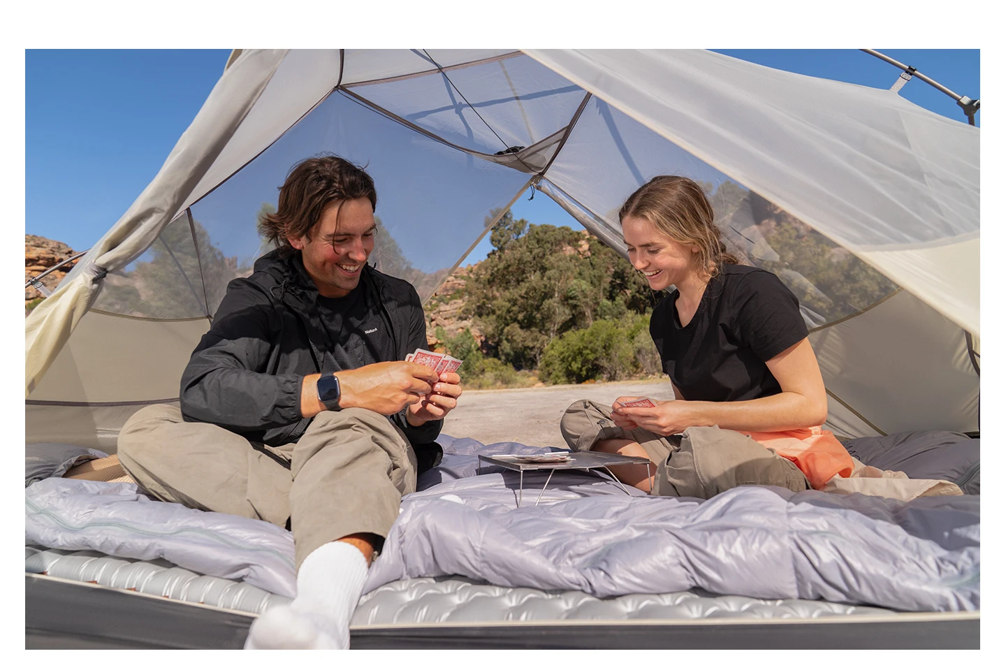 Naturehike Mongar Pro Ultraleichtes 1-2 Personen Zelt 20D Nylon Doppelschicht Wasserdichtes Wander- und Rucksackzelt für 3 Jahreszeiten – Detail 12