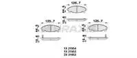 Store code: AB0458 ON brake pad DAIHATSU CHARADE GRAN MOVE