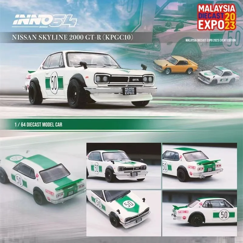 1-64-2000-skyline-kpgc10-malaysia-exhibition-edition-alloy-finale-miniature-simulation-car-model-custom-toy