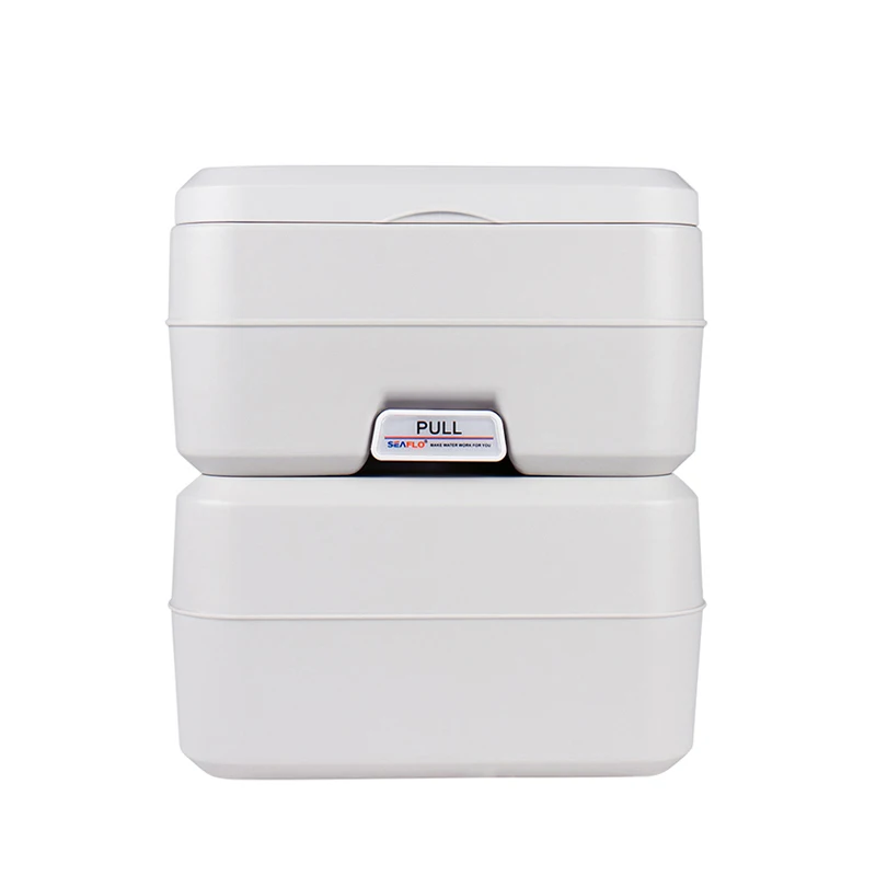 

Intelligent Library SEAFLO Outdoor Camping Mobile Flush Portable Toilet Automatic Flush Camping RV Marine Toilet