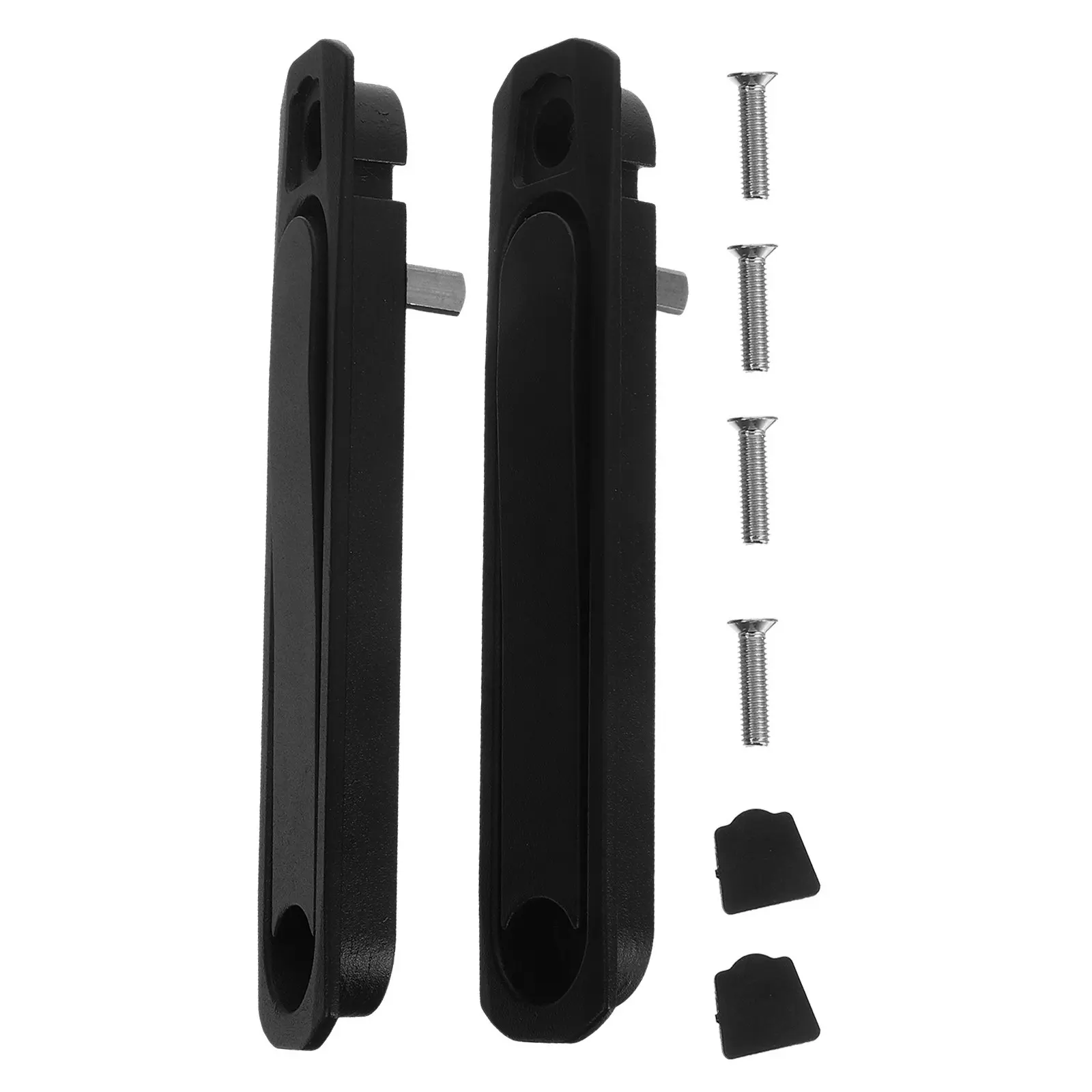 2Pcs Invisible Handle for Sliding Windows Doors Zinc Alloy Concealed Window Handle Replacement Smooth Easy Operation Child Safe