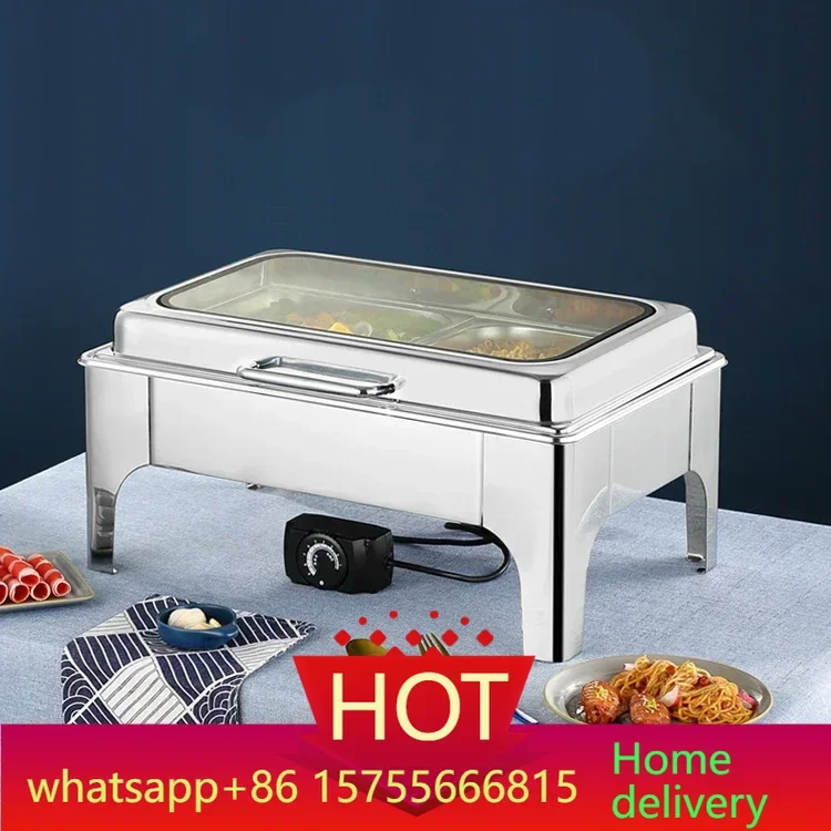 rolltop catering stainless steel chafing dish buffet set luxury gold chaffing dishes royal hot pot electric food warmer set