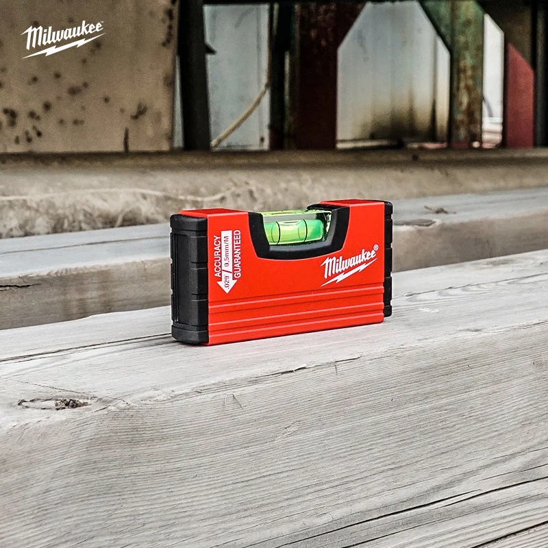 Milwaukee Portable mini level ruler, high-precision measuring tool level, construction site, woodworking tools 4932459100