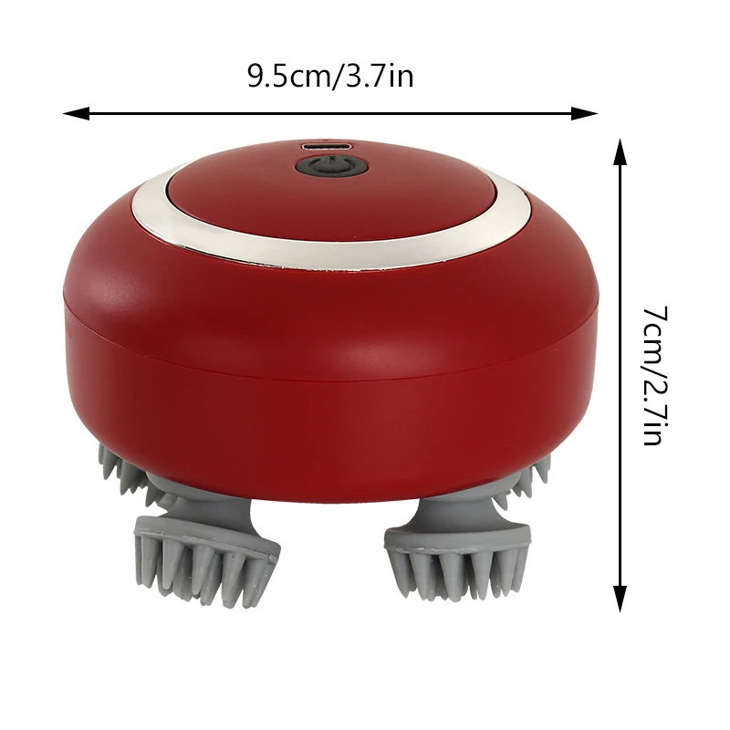 Многофункциональный электрический массажер для тела, плеч, ног, рук, шеи, глубоких тканей, головы, массажа кожи головы, разминающего вибрационного устройства
