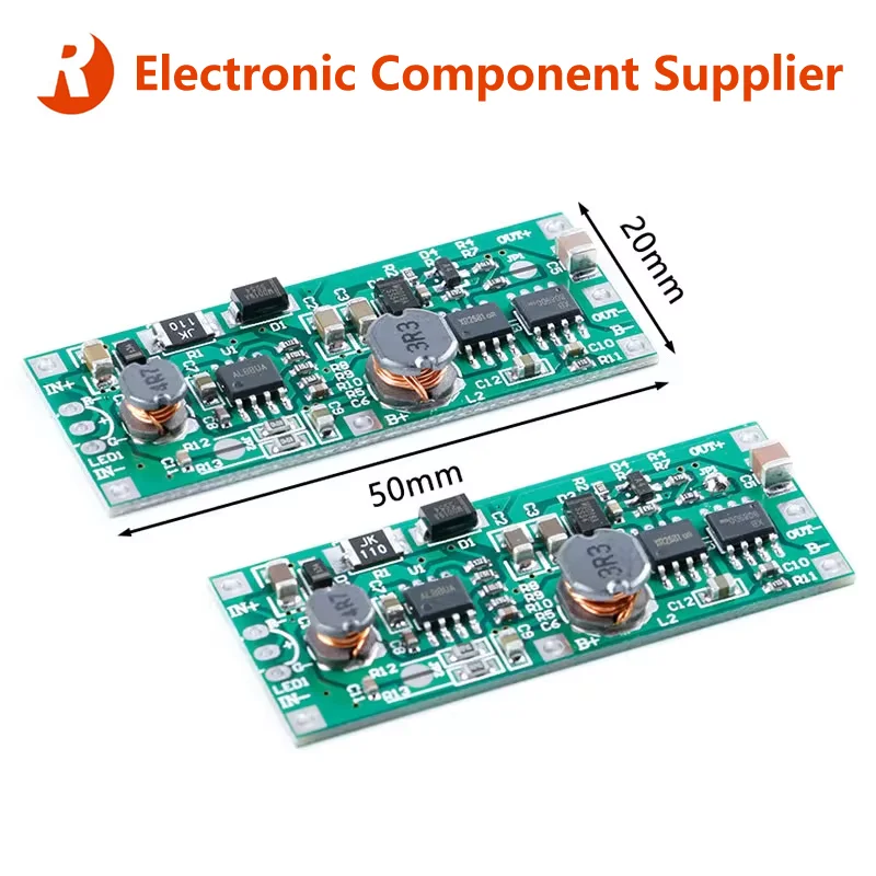 Módulo de carga ininterrumpida UPS, 5 piezas, DC5V-12V a 9V/12V, 1A, convertidor de voltaje, Control de potencia para batería de litio 18650