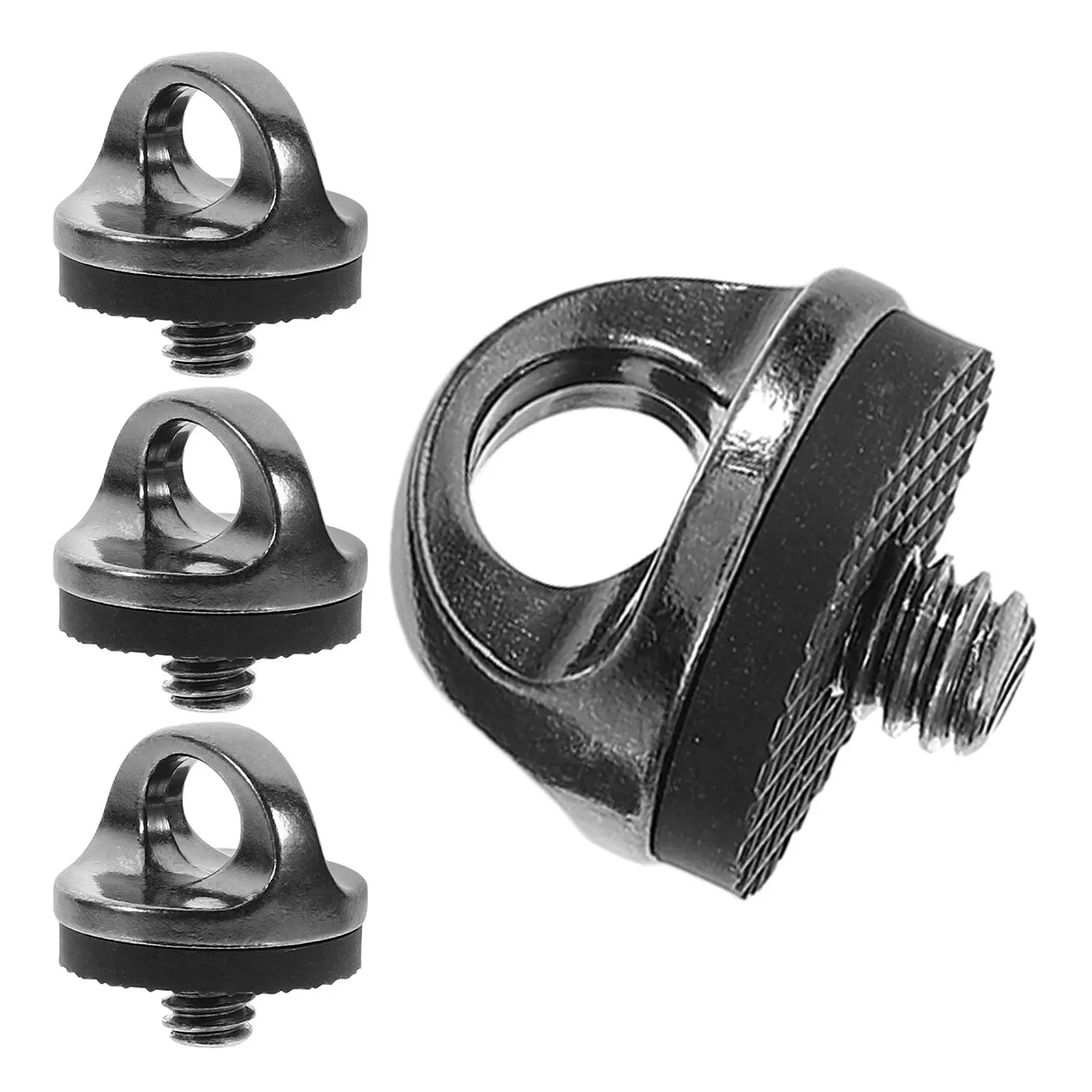 4Pcs Camera Screw Tripod Mounting Plate Knob Design Portable Loop Anti-Slip Secure Fixing Photography Accessory