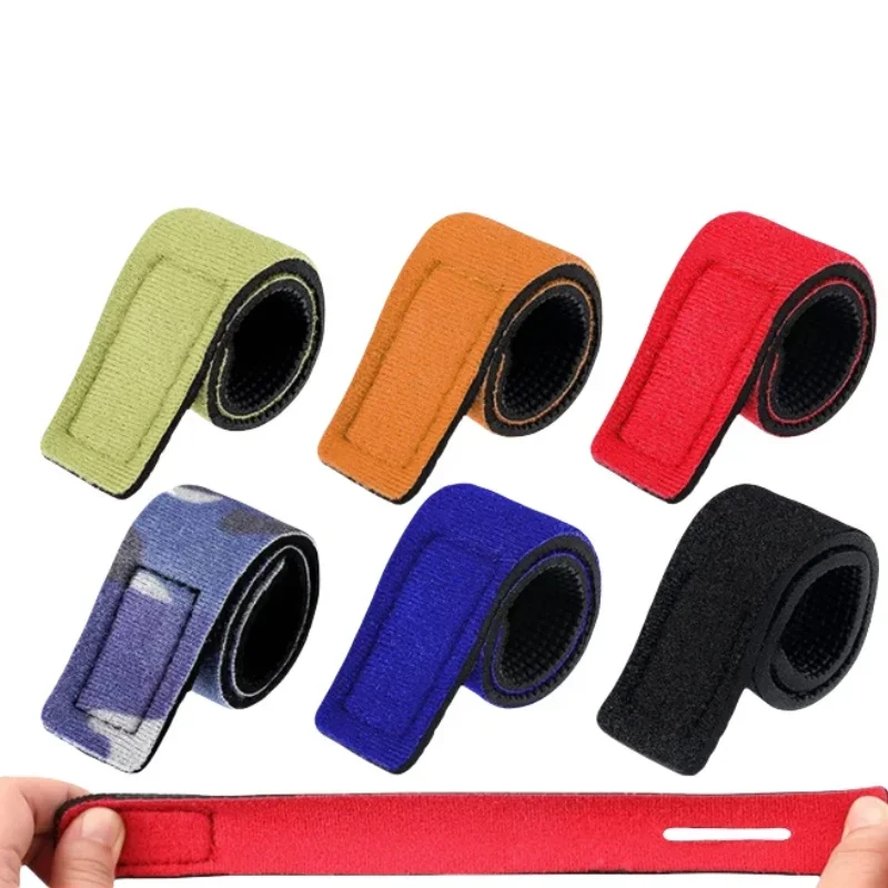 Fishing Rod Tie Holders Straps Fastener Hook Loop Elastic Wrap Band Cord Ties Belt Outdoor Fishing Gear Accessory for Anglers