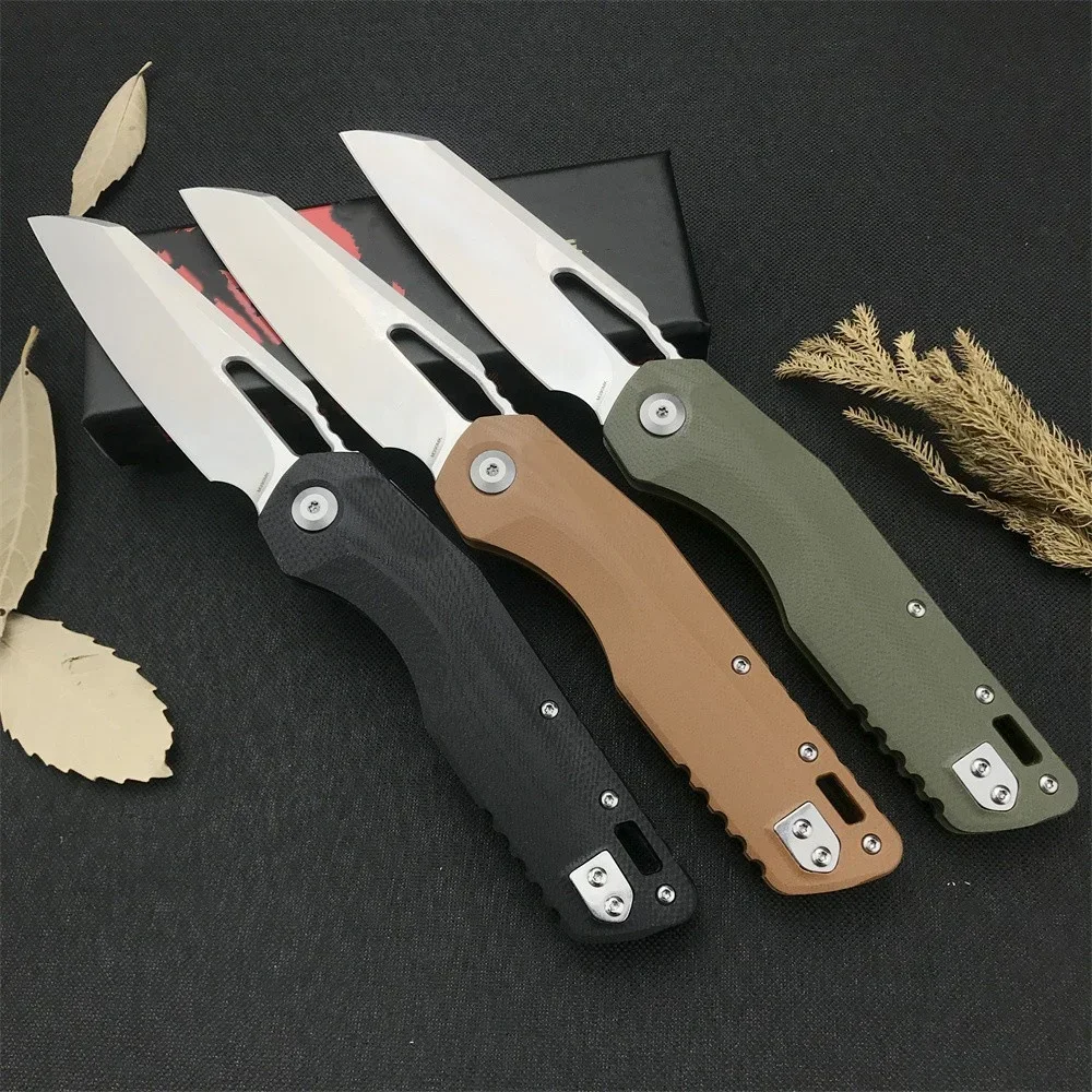 High Hardness Tactical MICRO MSI Folding Pocket Knife M390MK Sheepsfoot Blade G10 Handle Outdoor Survival Tools Hunting Knives