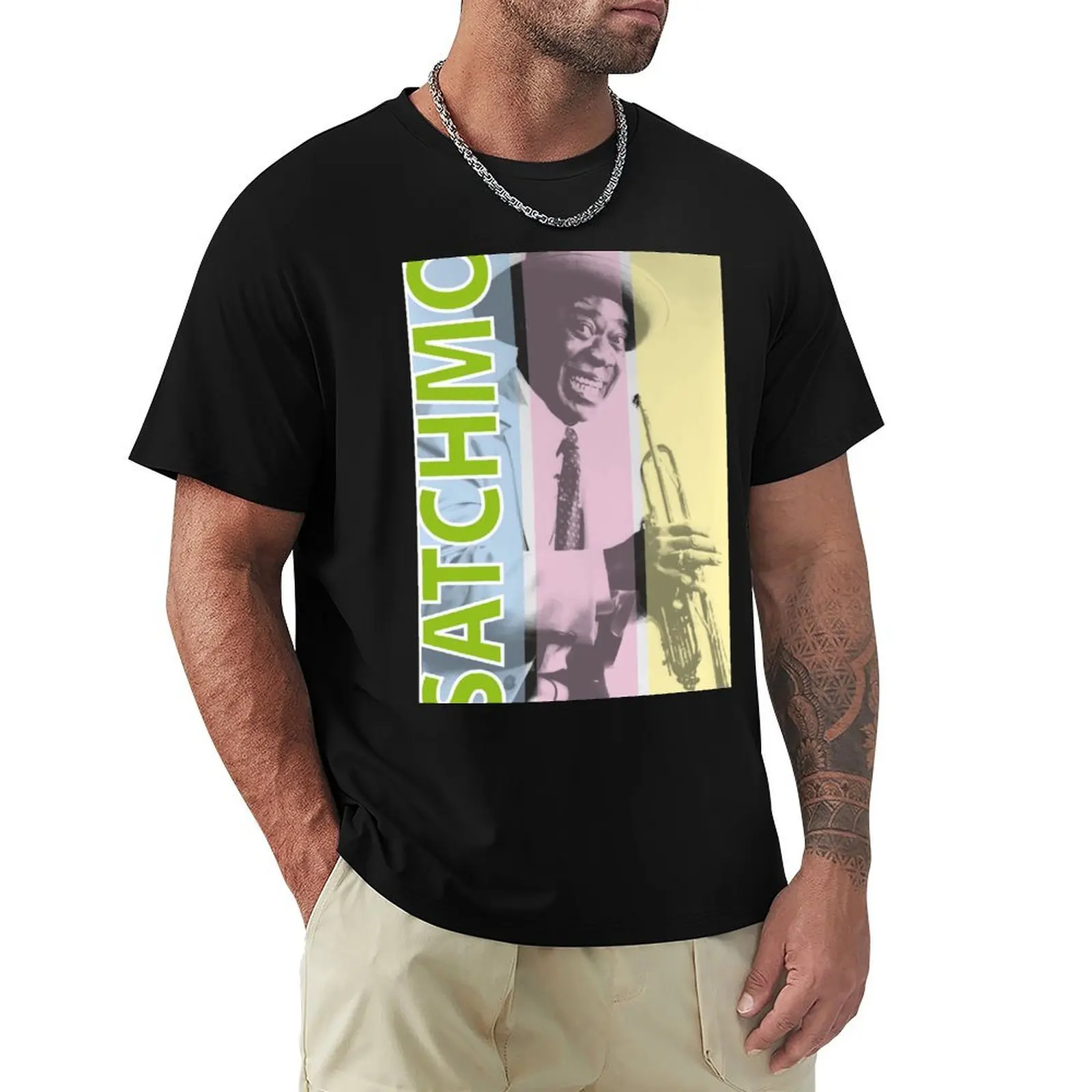 Satchmo - Louis Armstrong T-Shirt printed t shirts for man T-Shirt