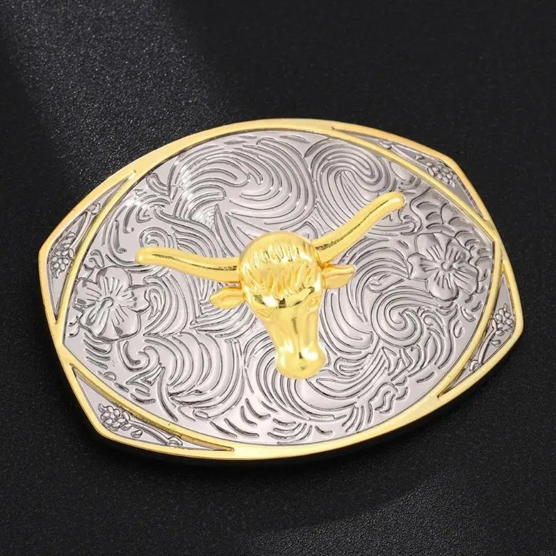 

M6CD Durability Alloys Belt Buckles with Arabesque Pattern for Long Terms Use