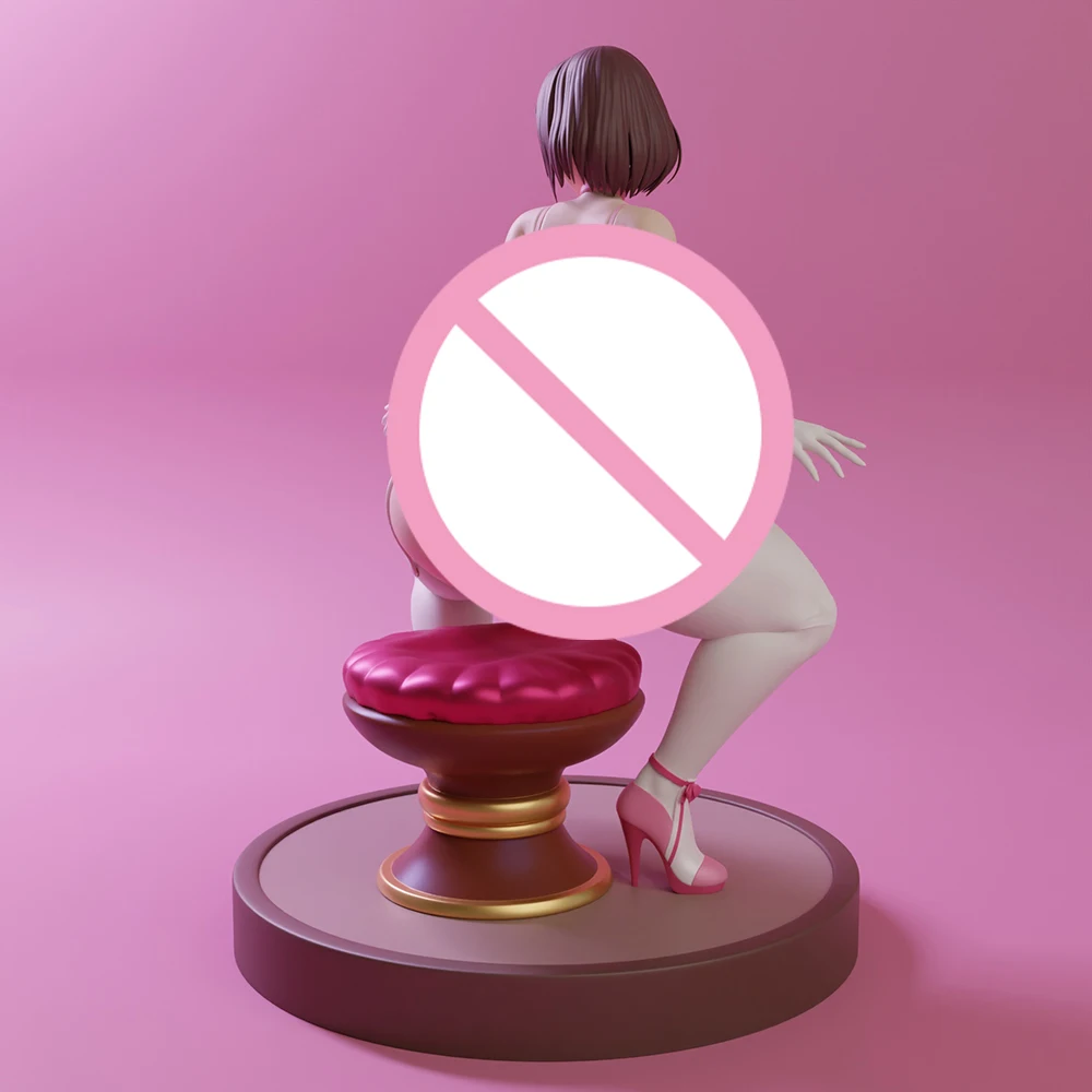 1:24 جميلة قزم و جبهة مورو NSFW ثلاثية الأبعاد طباعة الراتنج مجموعات الالعاب Gk غير مصبوغ تمثال WaiFu لتقوم بها بنفسك تمثال غير مجمعة أرقام نموذج اللعب #4