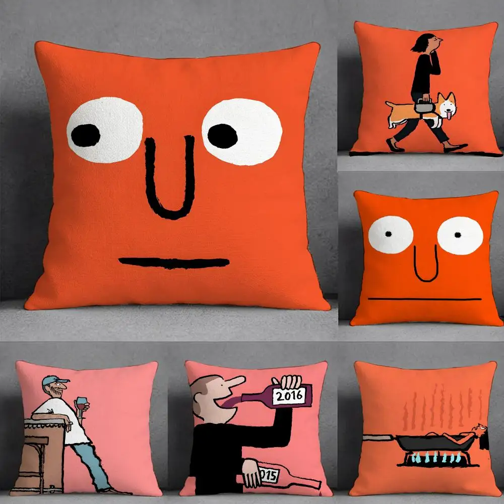 

Наволочка J-Jean ART J-Jullien, с двусторонним принтом, для диванной подушки, подушки для изголовья кровати
