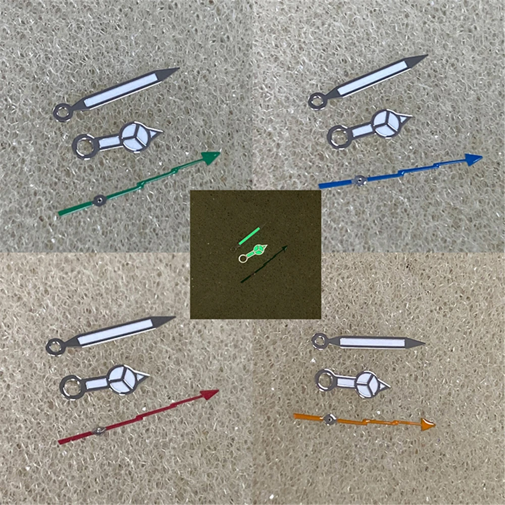 

NH35 Hands, Green Luminous Watch Hands for NH35 NH36 Movement 7.75mm 12mm 12.5mm Three Pointer Needles Watch Accessories
