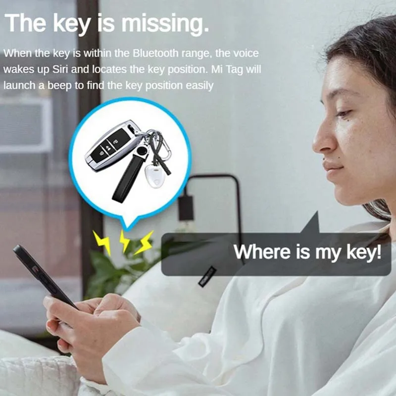 Smart Tracker Tag Mini Bluetooth Smart Tracking Locator Key Finder Anti Lost Device Mobile Keys Pets Kids Finder