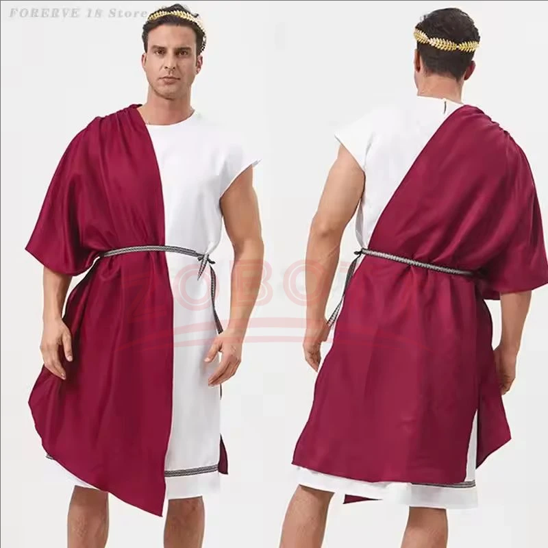 

Мужской карнавальный костюм: Древнеримский спартанский воин, арабский воин, греческий воин. В комплекте: римская тога, лавровый венок.