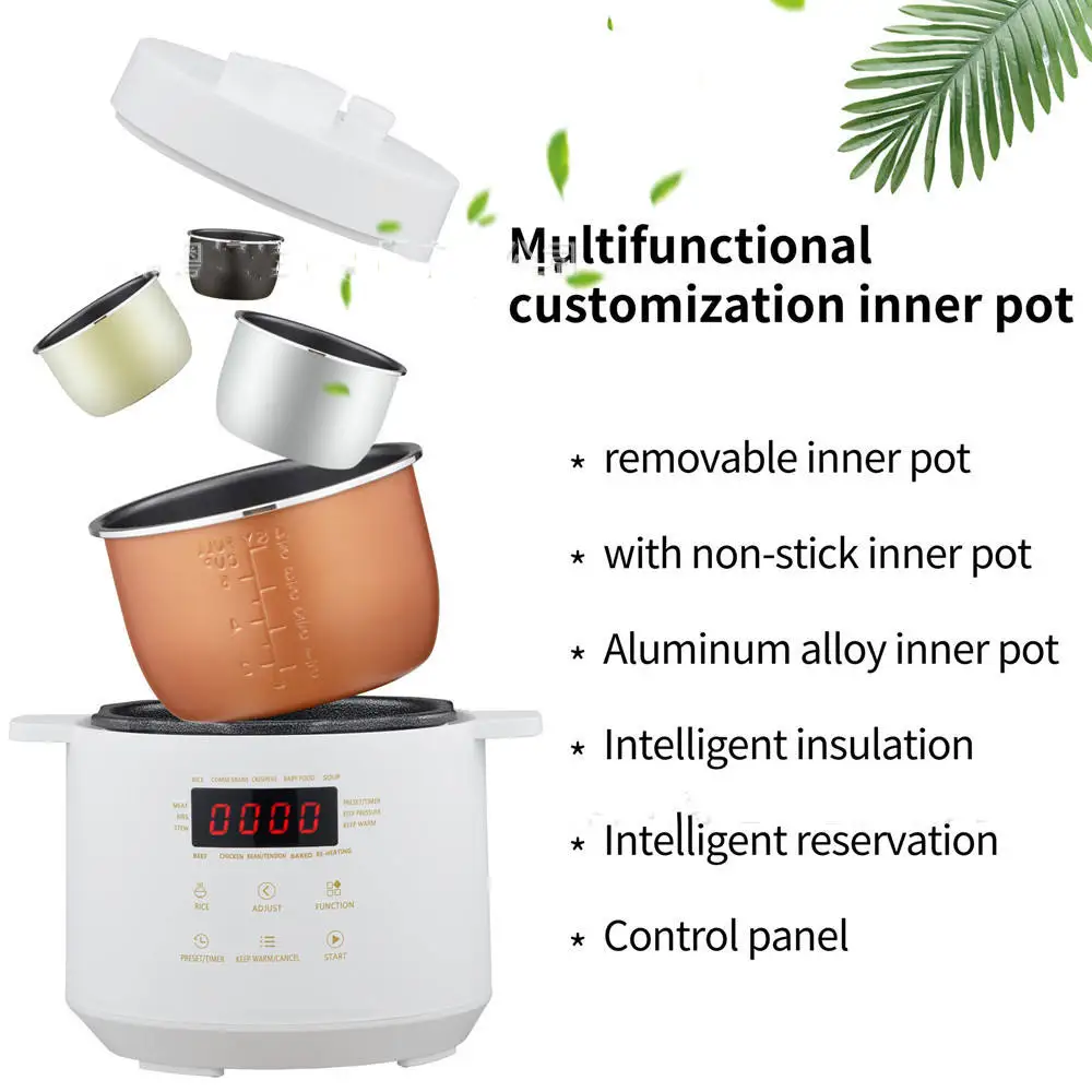 110V3L جهاز طهي الأرز بالضغط الكهربائي الصغير الصغير الطبخ المنزلي جهاز طبخ الأرز الذكي جهاز طبخ الأرز