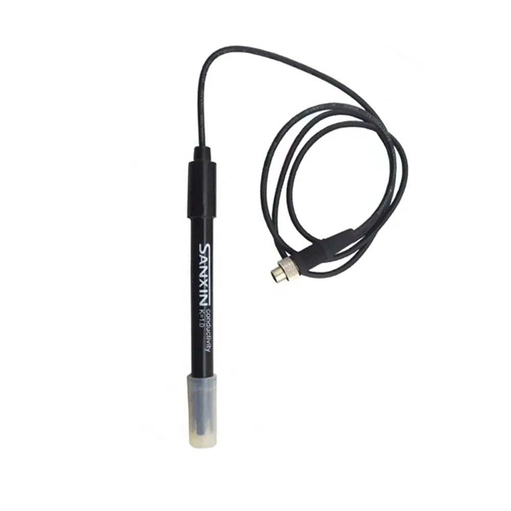 Laboratory conductivity electrode sensor Plastic probe with 8-pin socket connector Constant 1 lab field on site use