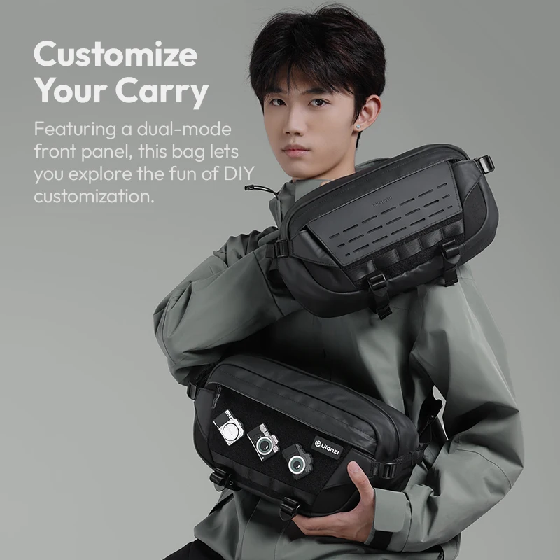 Ulanzi AB02 TAI Outdoor Sling Bag Camera Casual Bag Travel Street Photography Daily Commute Bag DIY Customize 9L Large Capacity