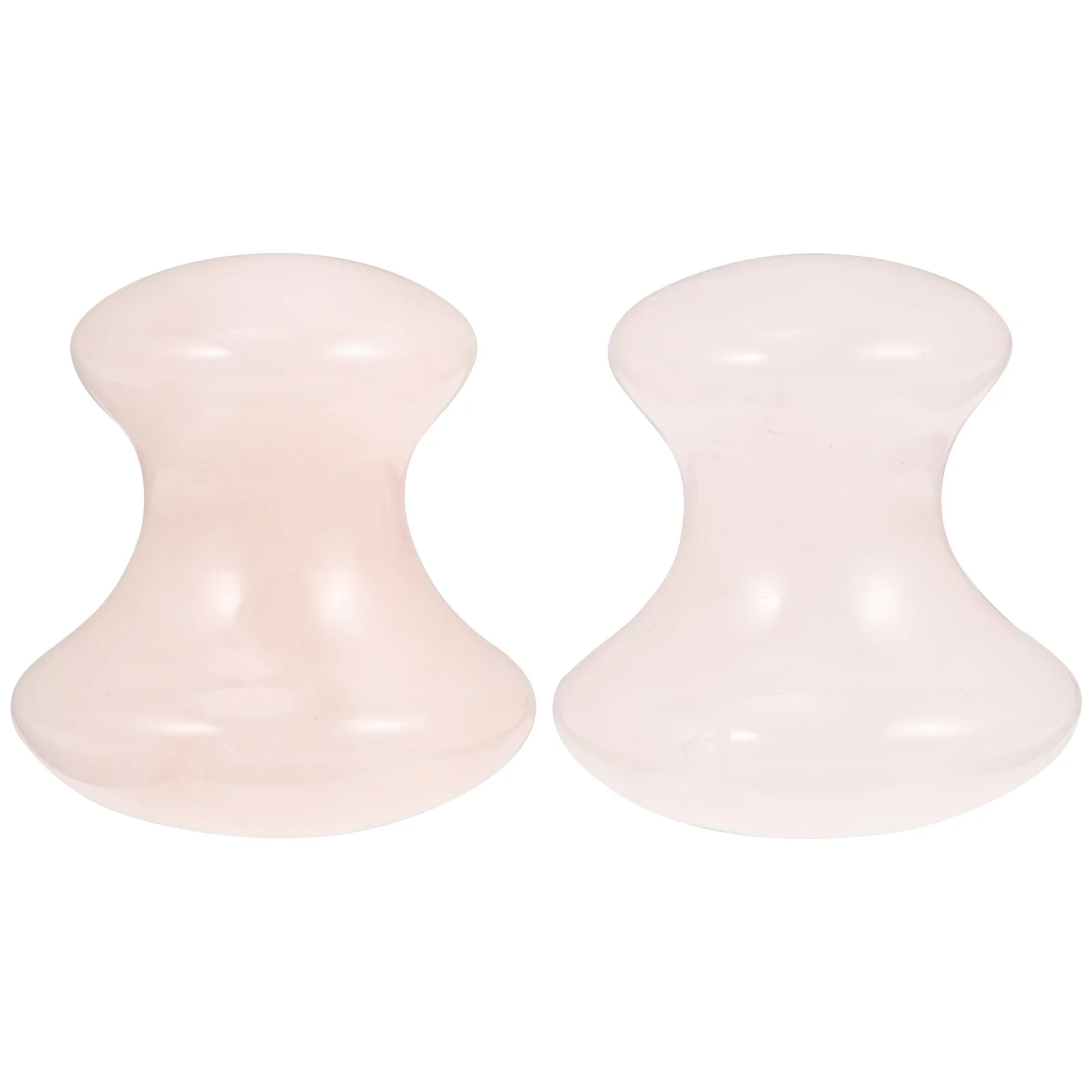 

2 Pcs Mushroom Shaped Massage Stick Face Scraping Plates Board Massaging Boards Tools Body SPA Back Manual Quartz Massager