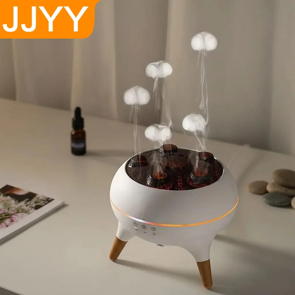Ultrasonic Aromatherapy Humidifier 28dB Cool Mist Diffuser with 7 Color LED Lights and Auto Shut Off for Home Decor