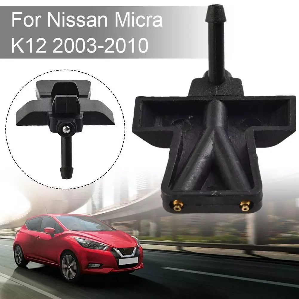 

1/2pcs Front Windscreen Washer Jet Nozzle For Nissan Micra K12 2003-2010 28931-AX600 Car Accessories