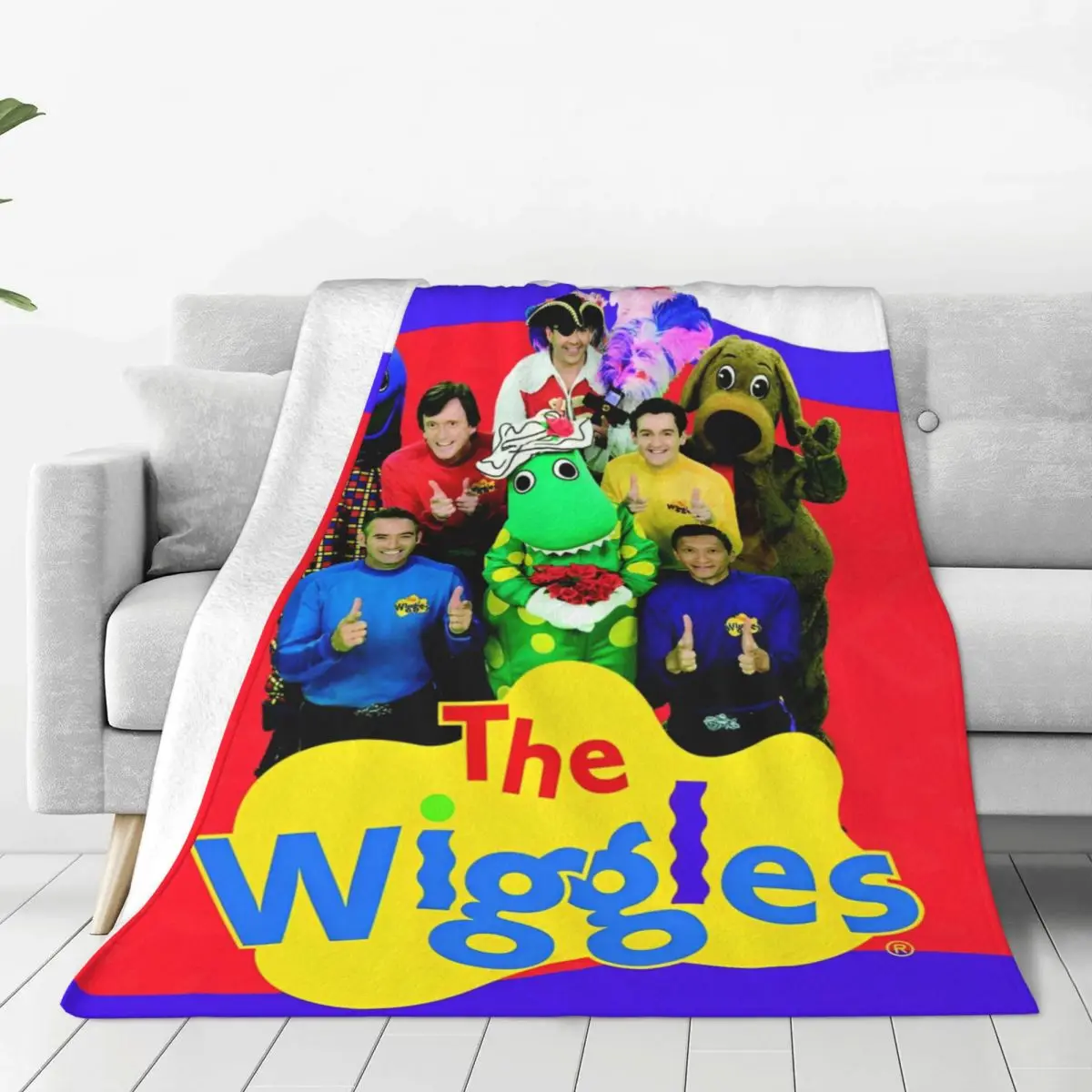 The Wiggles Soft Warm Blanket Australian Children's Music Group Plush Throw Blanket Home Decor Flannel Bedspread Sofa Bed Cover