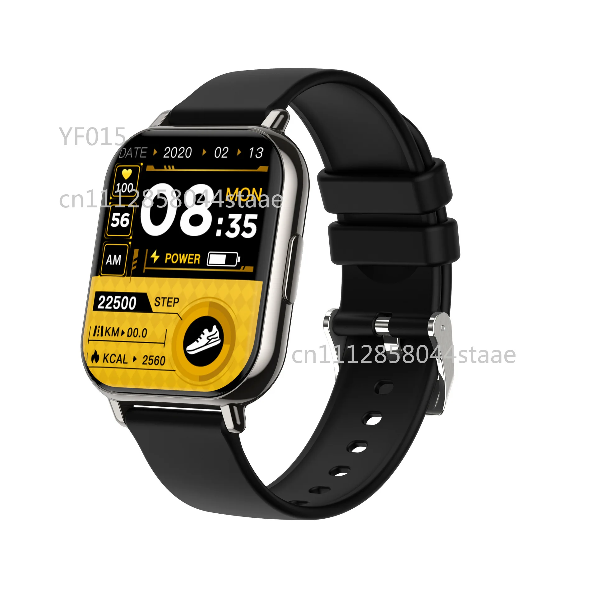 Smart Watch 1.83 Screen Step Counter Heart Rate Fitness Tracker Bluetooth Call Full Touch Color Display