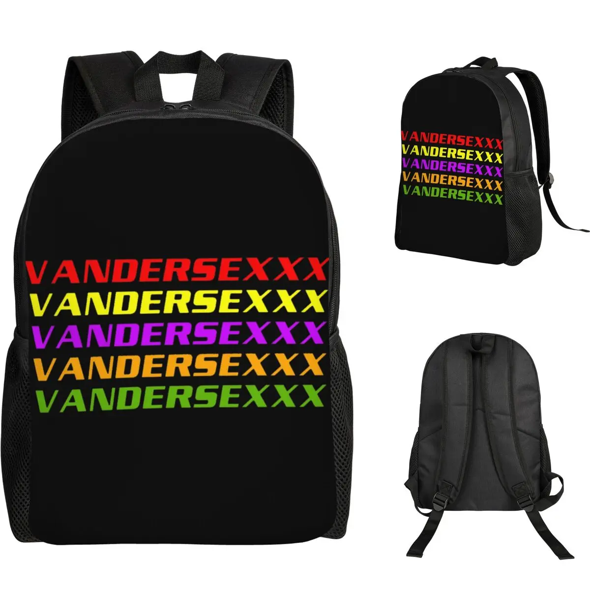 

Клубный студенческий рюкзак Vandersexxx, школьная сумка, походный дорожный рюкзак для мальчиков и девочек, модная сумка для книг, сумки на плечо