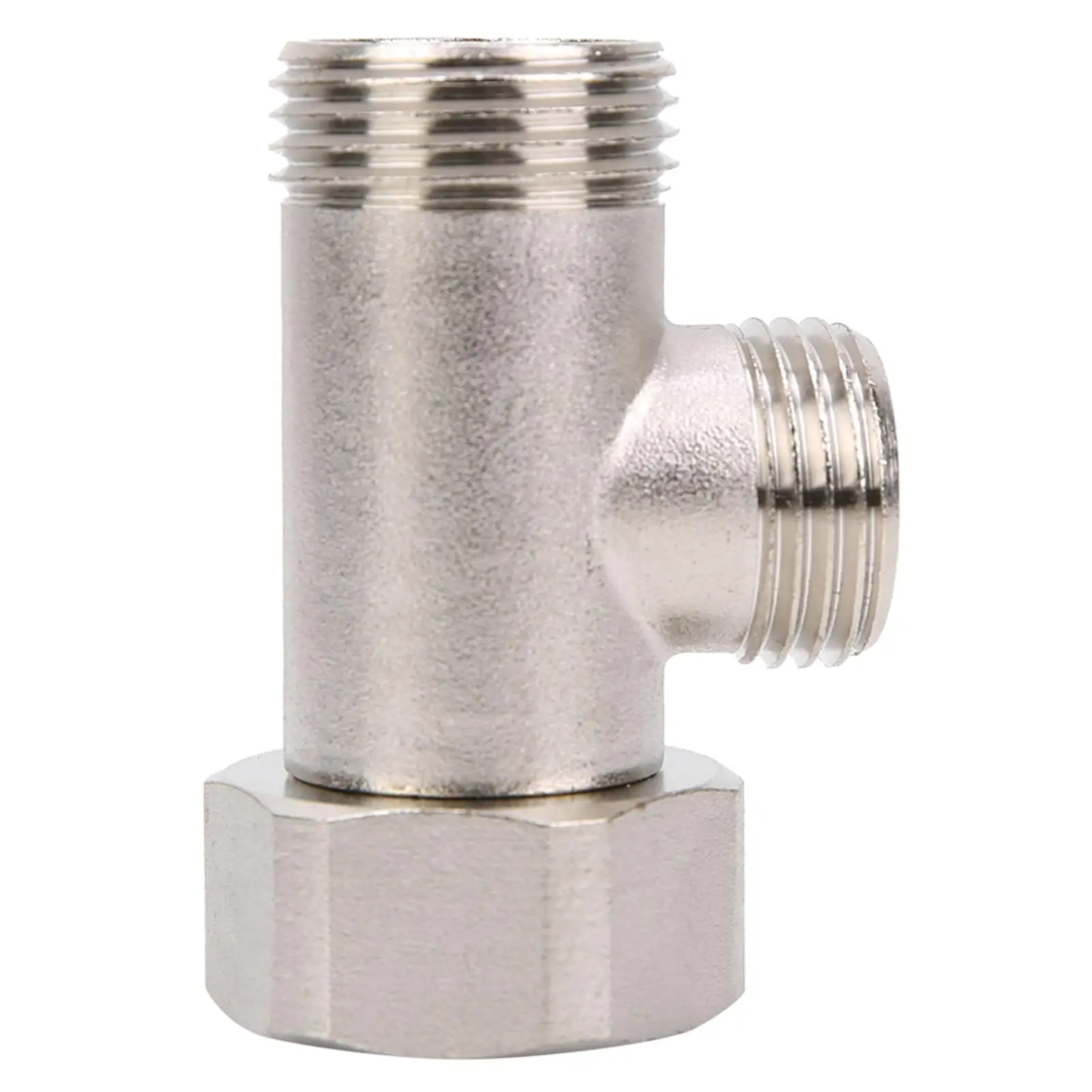 

Brass T Adapter 3 Way Spray Tee Connector Toilet Shower Head Diverter Valve For bathroom Connect Fitting