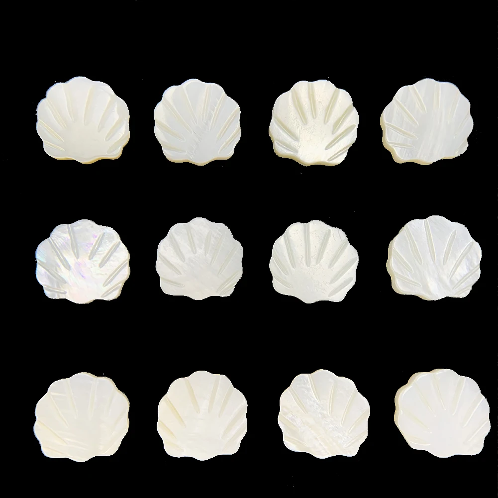 5PCS Natural White Shell Beads Charms Mother of Pearl Spacer Loose Bead for Jewelry Making DIY Bracelet Necklace Accessories