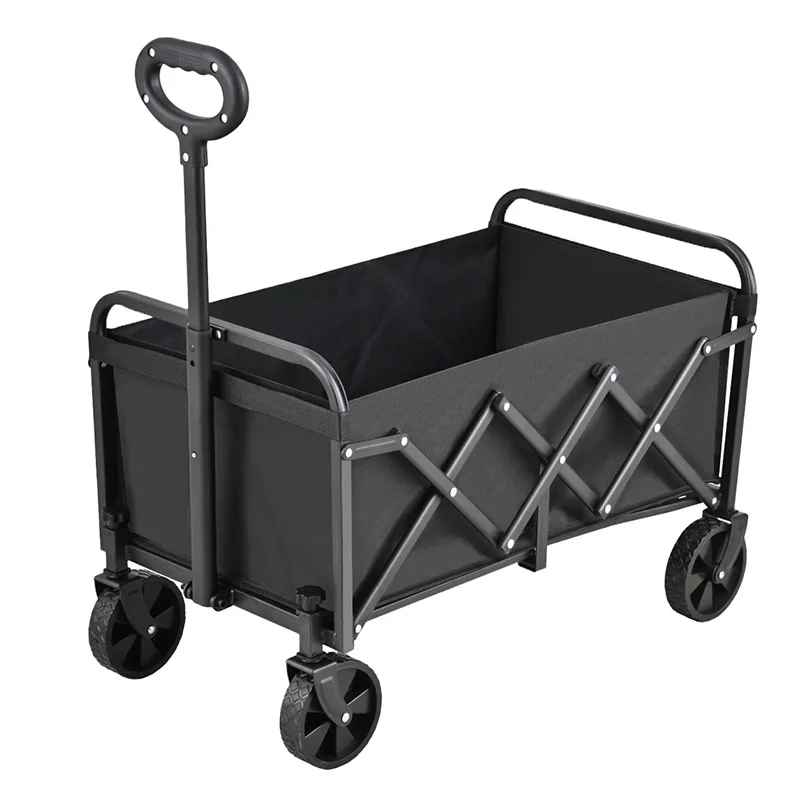 Camping Equipment Gear Camping Cart Kids Baby Collapsible Wagon Cart  Folding Wagon Beach Wagon Stroller Foldable Camping Cart