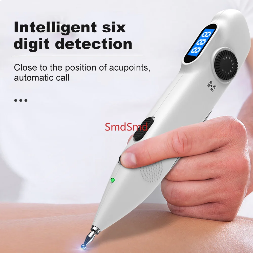 Massage Acupuncture Pen with Digital Display Electro Acupuncture Point Muscle Stimulator Device Massage Equipment