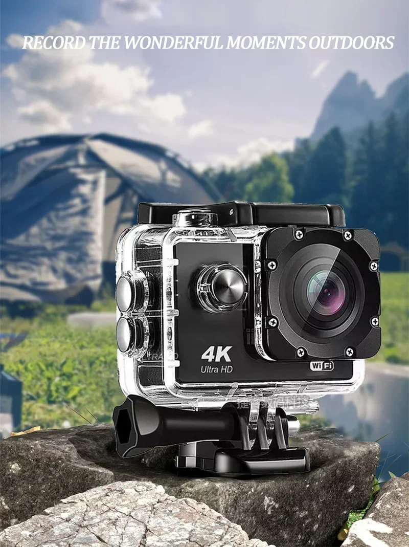 Action Camera Ultra HD 4K / 30fps WiFi 2.0\