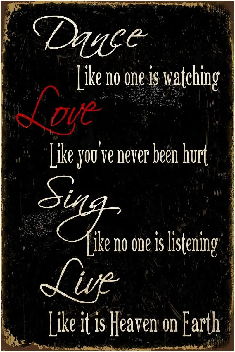 Мотивационный положительный фотографический декор, умственный Настенный декор, танцевальная любовь поет живую, стимулирующий подарок для детей, подростков, женщин, дома