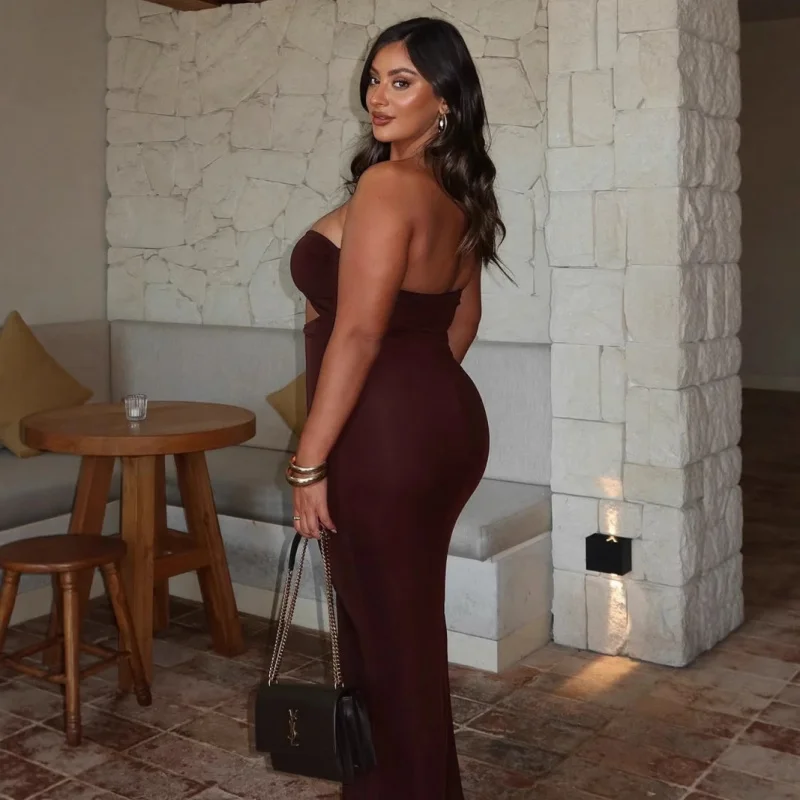 

Сексуальное выдолбленное Vne Slim Dr Bal Bustle Summer Hot S Pure Color Полиэстер с высокой талией без све Hollow out