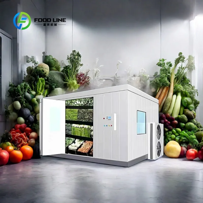 Energy Saving Industrial Cold Storage Room Walk-in Cooler Freezer Commercial Cold Room for Seafood Meat Cold Storage Warehouse