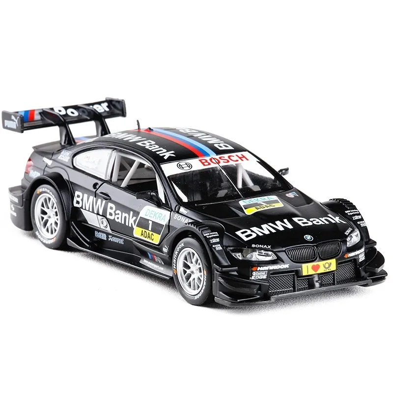 1:32 bmw m3 dtm luxo carro de corrida alta simulação requintado diecast brinquedo veículos estilo do carro liga modelo carro puxar para trás carros f299