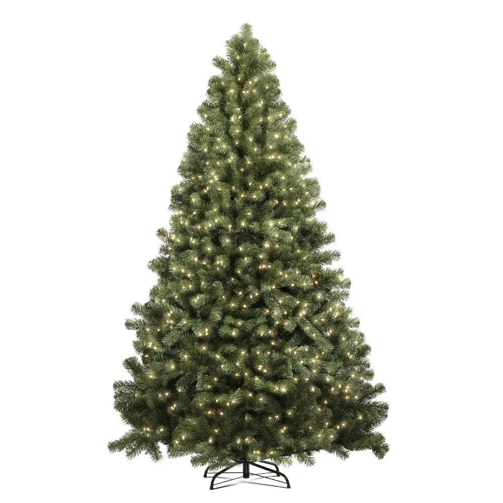 6-Foot USB-Powered Artificial Christmas Tree with Warm Lights 1,000 Branch Tips, Foldable Design for Easy Setup, Christmas Tree